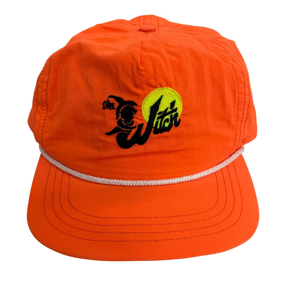 Duckster‎ Vintage The Witch Golf Club Myrtle Beach Neon Rope Hat USA Trucker